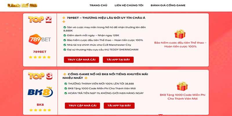 Link Nổ Hũ sự lựa chọn đáng tin cậy của nhiều game thủ